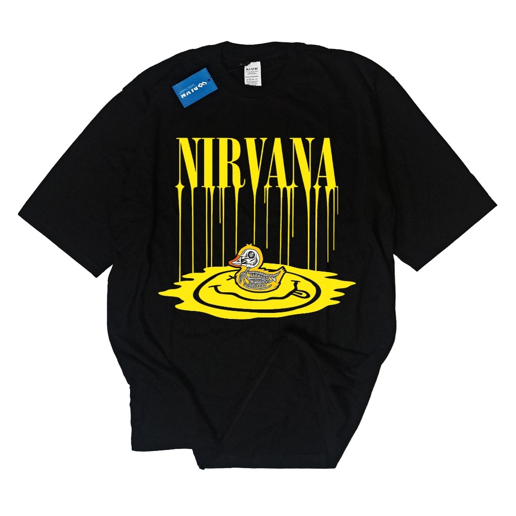 DarjoCloth - Dlvn - Nirvana│Kaos Nirvana Oversize │nirvana t shirt │baju nirvana original │kaos nirv