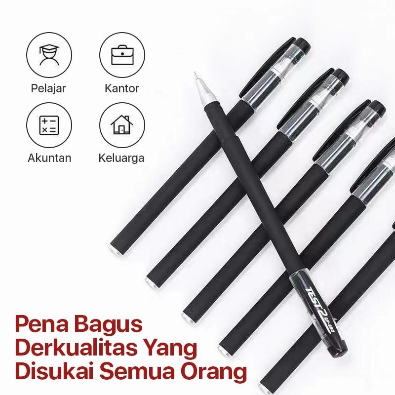 

(BISA COD)Tiktok NO.1 Pulpen 12-50 PCS Ballpoint Pulpen Bollpoin Perlengkapan Sekolah Perlengkapan Kantor Pensil Pena Alat Tulis Hitam - Stationary