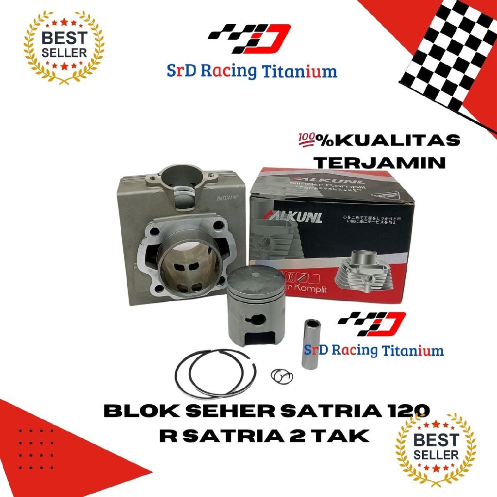 Blok seher satria 120 R satria 2 tak  Kualitas terbaik