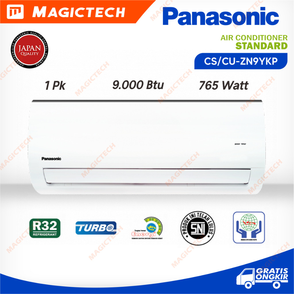 AC PANASONIC 1 PK CS/CU-ZN9YKP / 9YKP STANDARD - R32