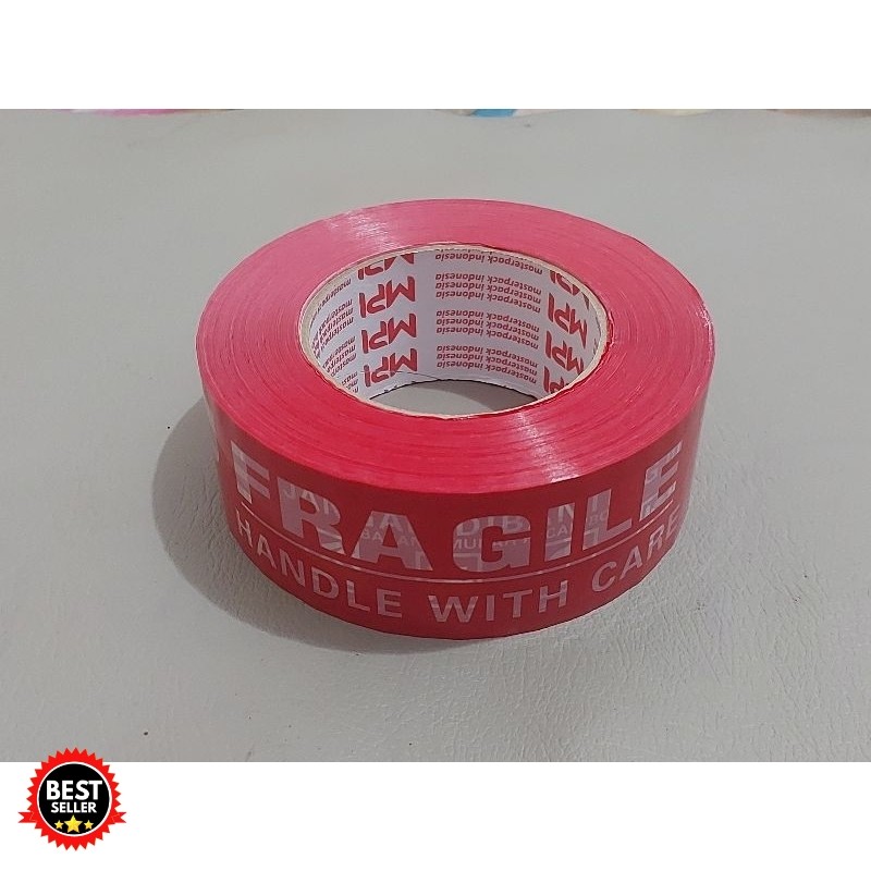 

Lakban Jumbo MPI Fragile Merah 48 MM x 300 Yard Isolasi Master Pack Indonesia Unboxing Handle With Care Jangan DiBanting 48MM x 300Yard 300Y 2 Inch X 300 Yard 2Inch