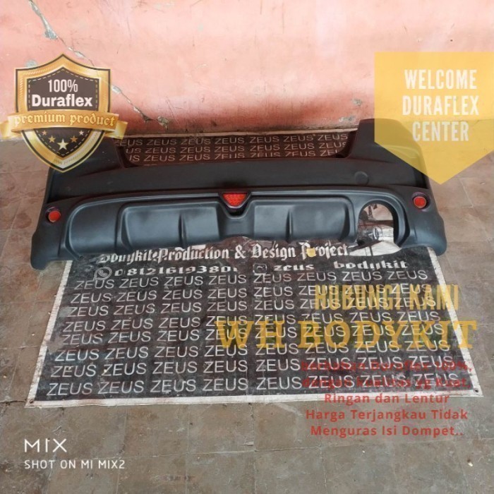 Bodykit jazz 2008-2012 GE8 Adaptasi MUGEN RS Bumper Belakang jazz