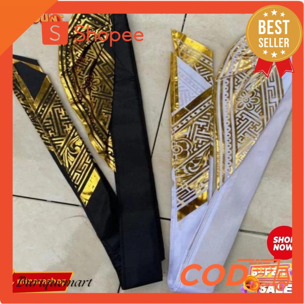 Udeng Bali Prada_Udeng Bali Belum Jadi_Udeng Bali Motif Kotak Original Produk BRQ (COD)