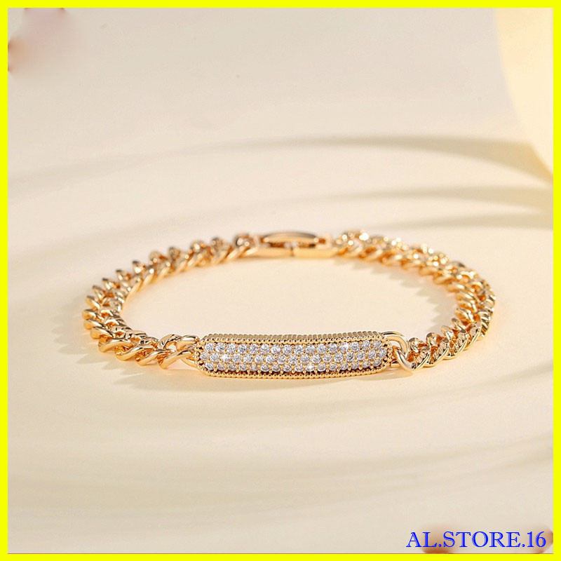 Gelang emas asli 24k lapis emas mudah kadar 17,7 anti karat (ada surat toko)