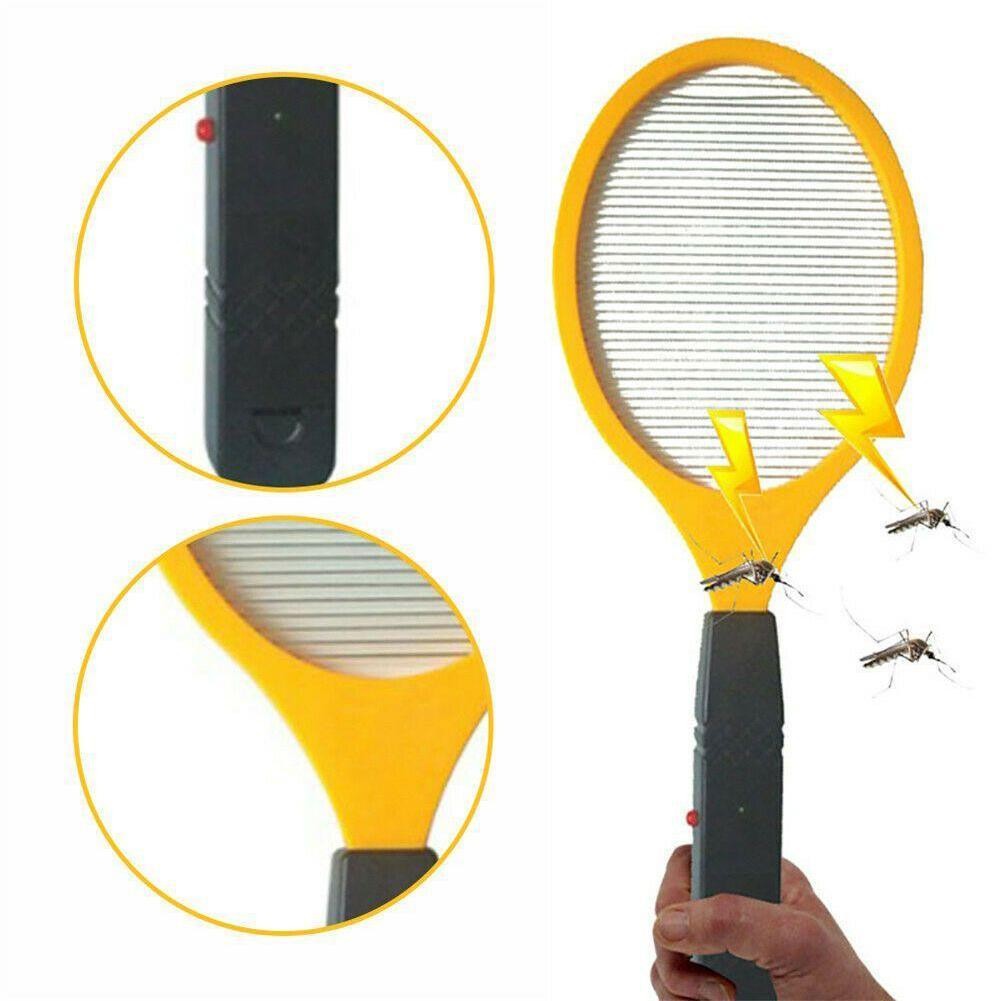 

Insects Mosquito Killer Bug Zapper Mosquito Cordless Battery Power Fly Zapper Stun Swatter Useful Electric Racket For Bedroom