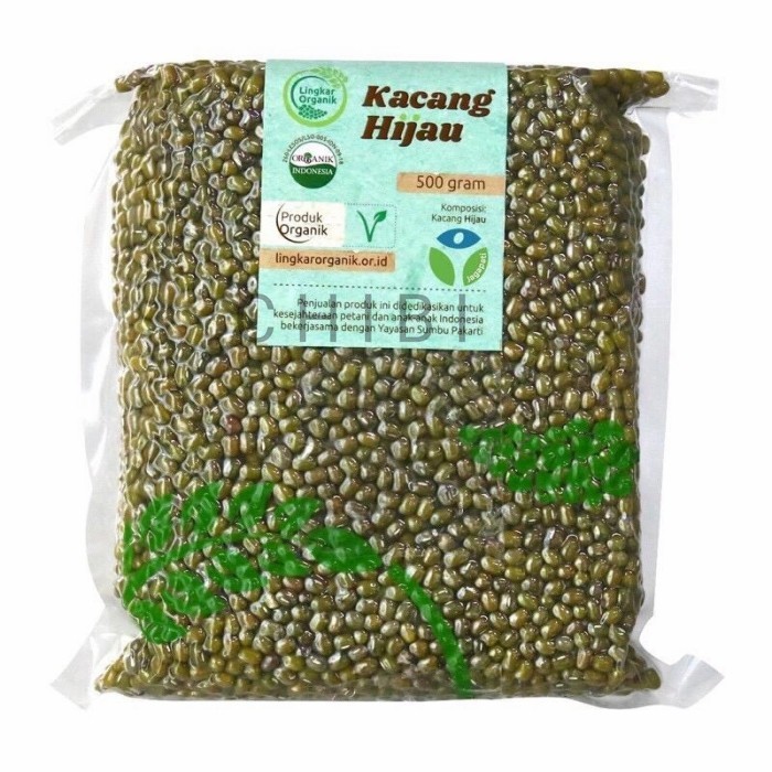 

nb Kacang Hijau Organik 500 gr / ASI Booster / MPASI / Lingkar Organik