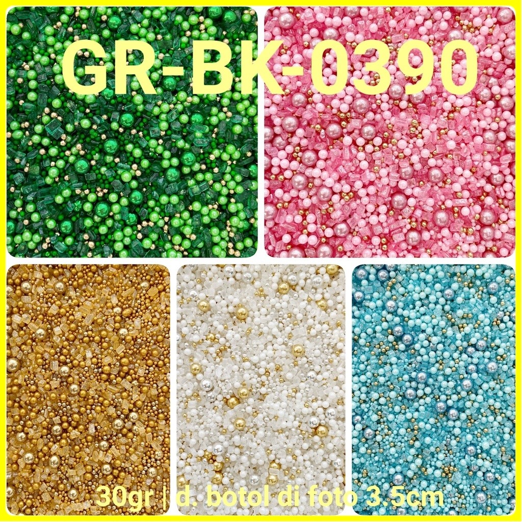 

GR-BK-0390 Sprinkle springkel sprinkel 30gr mutiara rock sugar batu grosir murah sprinkles cake dekorasi mutiara trimit decoration story sprinklestory sprinklesstory sprinkle story - CZ