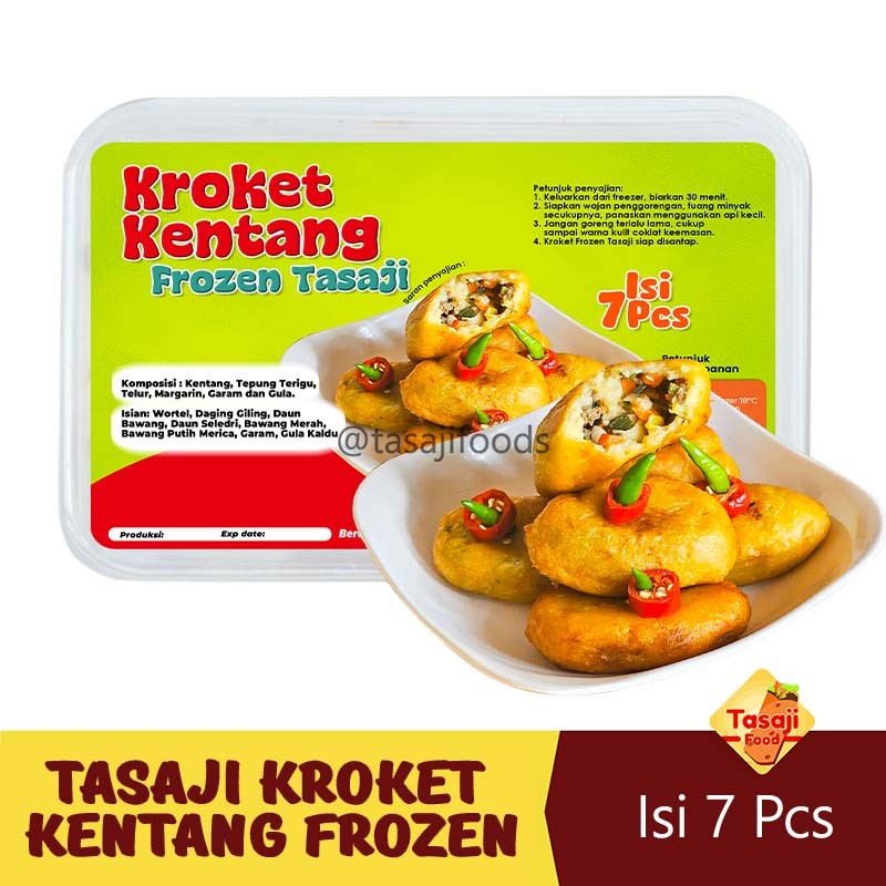 

Tasaji Kroket Kentang Frozen Isi 7 Pcs