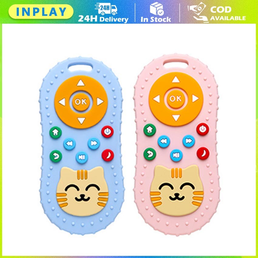 Mainan Bayi Remote Control Teether Toys / Mainan Tumbuh Gigi Sensorik Edukasi / Sensory Oral Motorik Untuk Anak