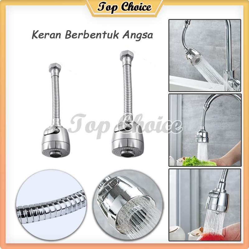 Keran Berbentuk Angsa / Keran Air Angsa 2 Mode / Kran Angsa Dapur