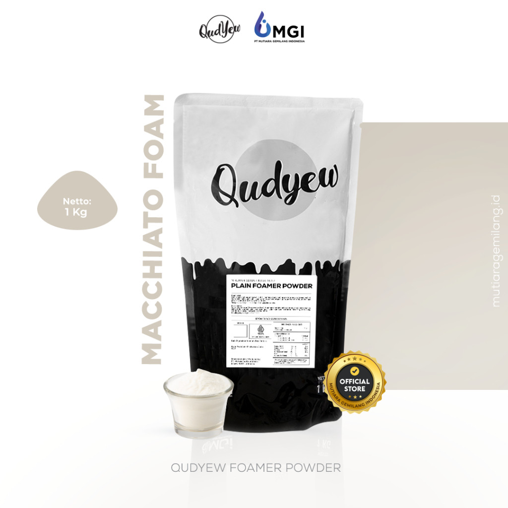 

. Qudyew MACCHIATO FOAM 1 KG - . Qudyew MACCHIATO FOAM Cream Foam Powder Toping Minuman Premium Import 1kg