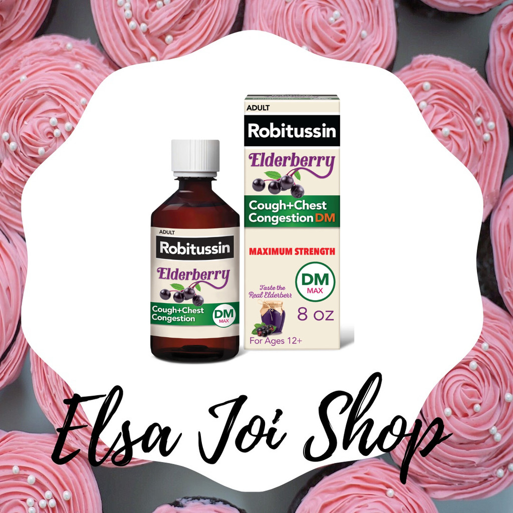 Robitussin Elderberry Cough + Chest DM MAX For Adult - 237Ml