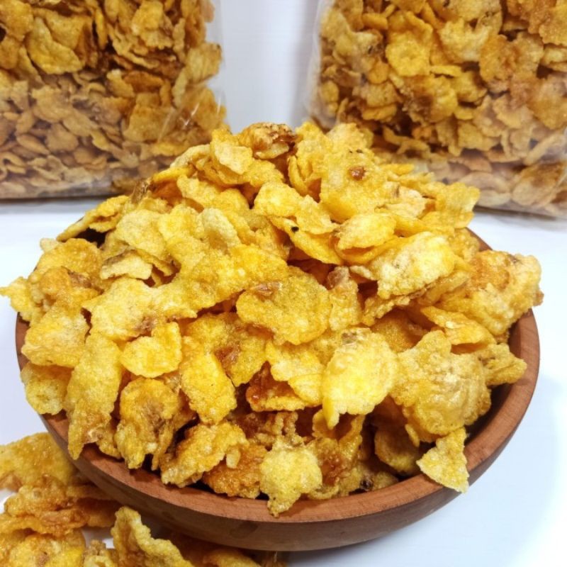 

Jagung Geprek/ Pedas Manis Emping Jagung /MarningMurah Ekonomis 200 gram