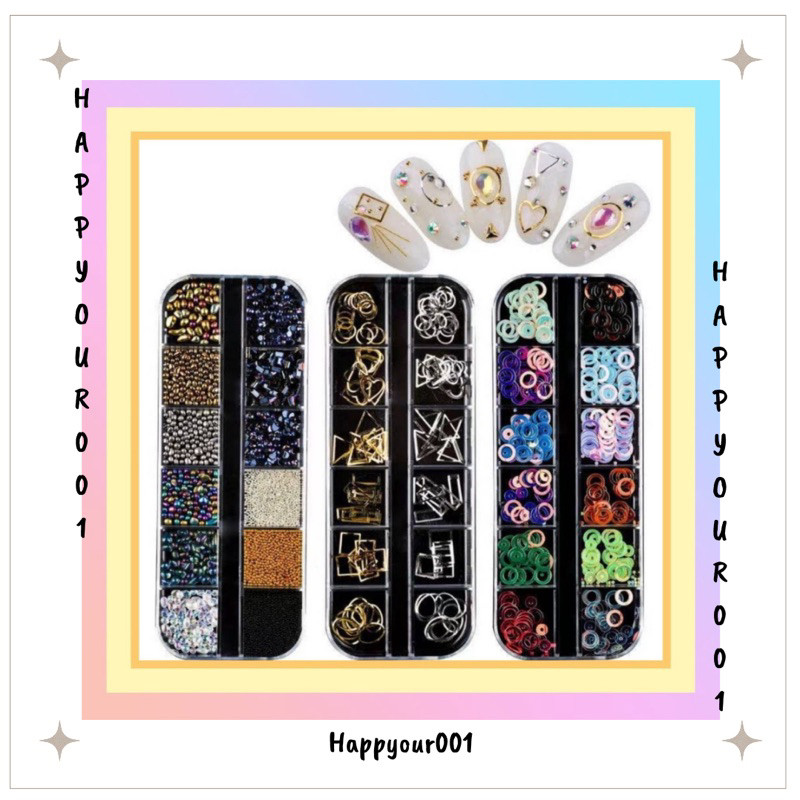 Hiasan kuku palsu pengantin 3D/nail art/kuku palsu pernikahan