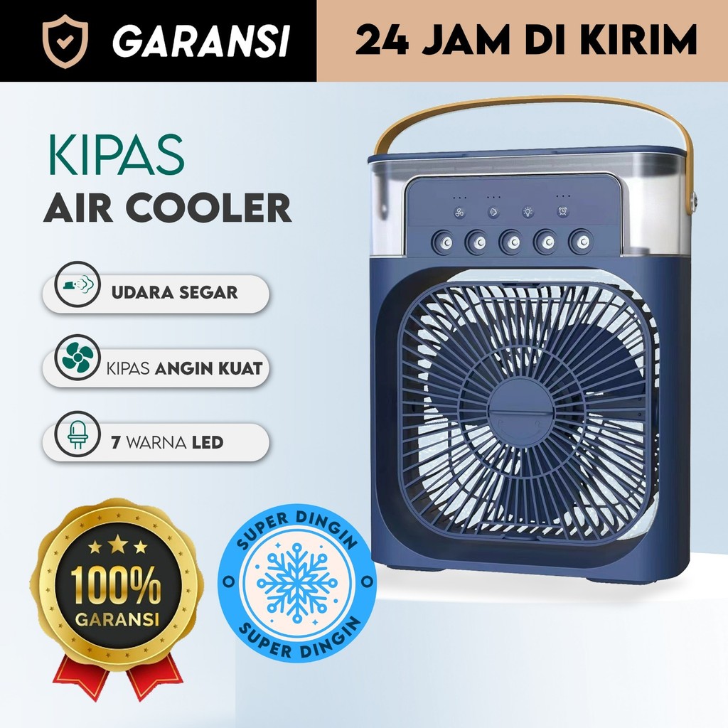 Kipas AC Aircon Pendingin Mini Portable Air Cooler Humidifier Kecil Pelembab Udara Kamar Tidur