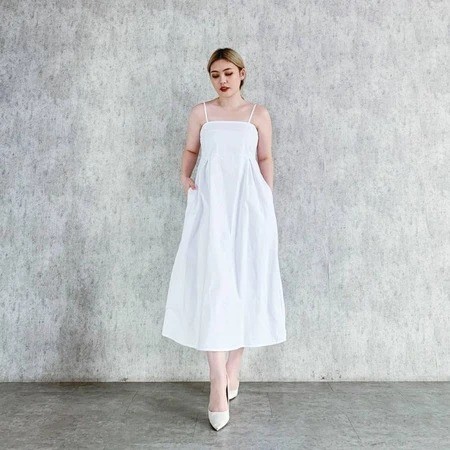 Neyda - GAUN PANJANG WANITA / NAPOLY DRESS / GAUN DRESS SIMPLE BAHAN KATUN / OUTFIT PANTAI DRES TANP