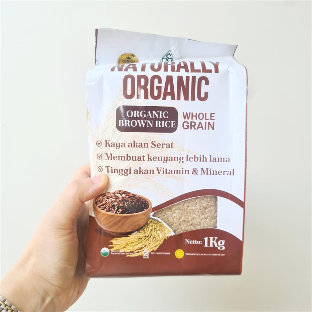 

Agricola - Beras Cokelat Organik ( Organic Brown Rice ) 1 KG