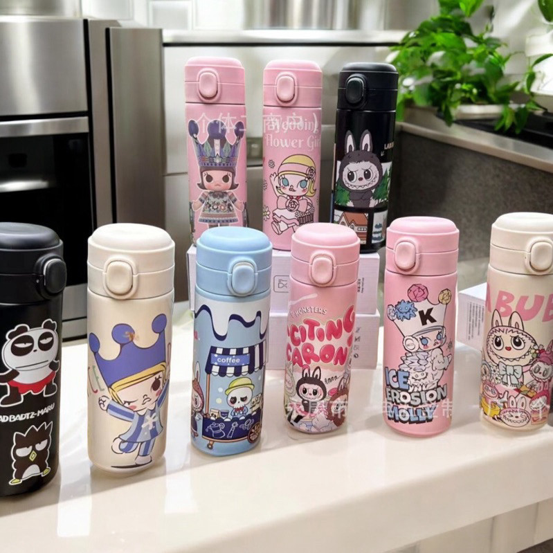 Botol Minum Thermos Kartun Tumblr Stainless 304 Labu Molly Lucu