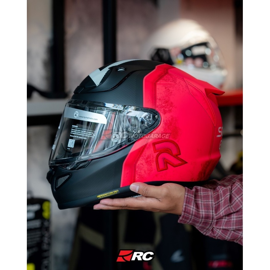 Helm Motor Full Face - HJC RPHA 12 Squid Game Original