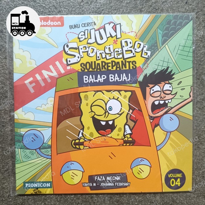 NO99 Elek Media - Buku Cerita Si Juki X Spongebob SquarePants - Vol. 4 - Bajaj