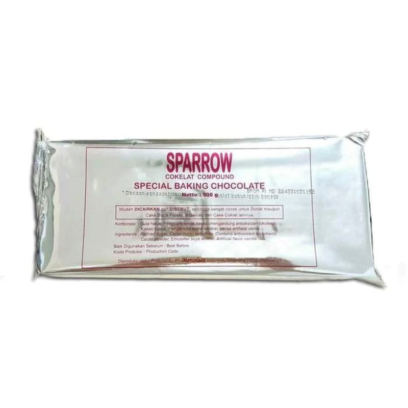 

SPARROW DARK COMPOUND COKELAT BATANG 500GR