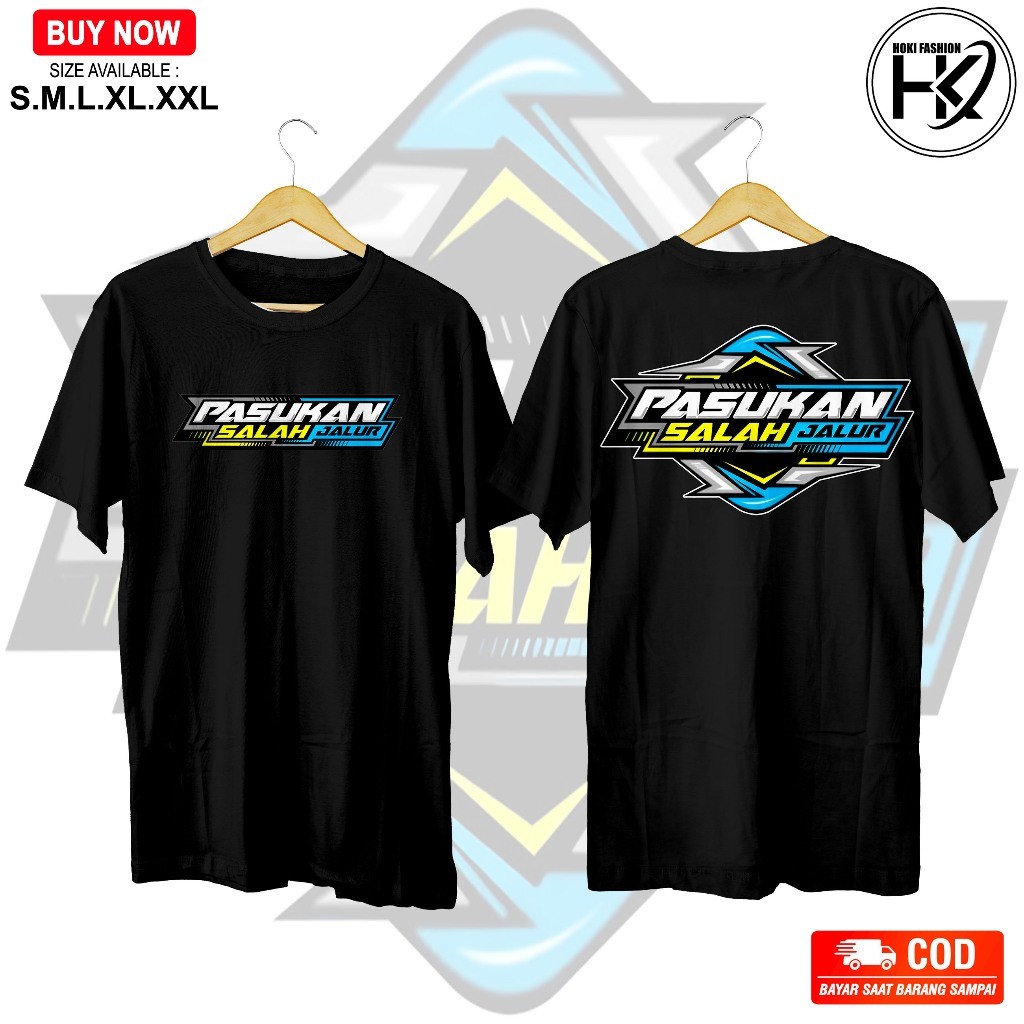 Kaos Pasukan salah jalan - Kaos Racing Team - Kaos Pembalap - Atasan Pria - Fashion Pria - Bebas Des