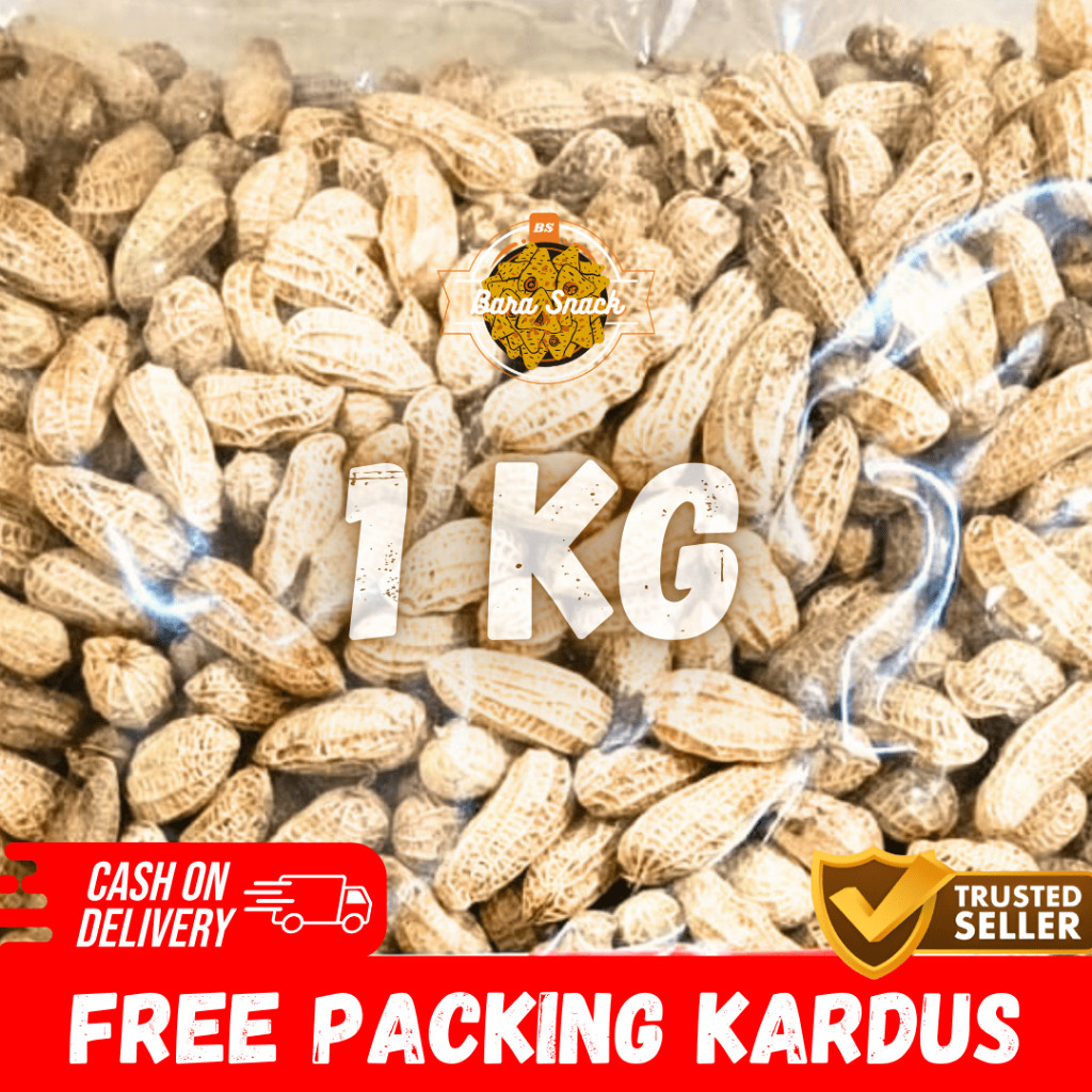 

[ 1KG ] Kacang Kulit Oven Super Premium / Camilan Snack Kiloan Murah -K