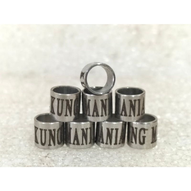 RING BURUNG PERKUTUT BAHAN BAJA ANTI POTONG MURAH RING KUTUT BISA PESAN NAMA