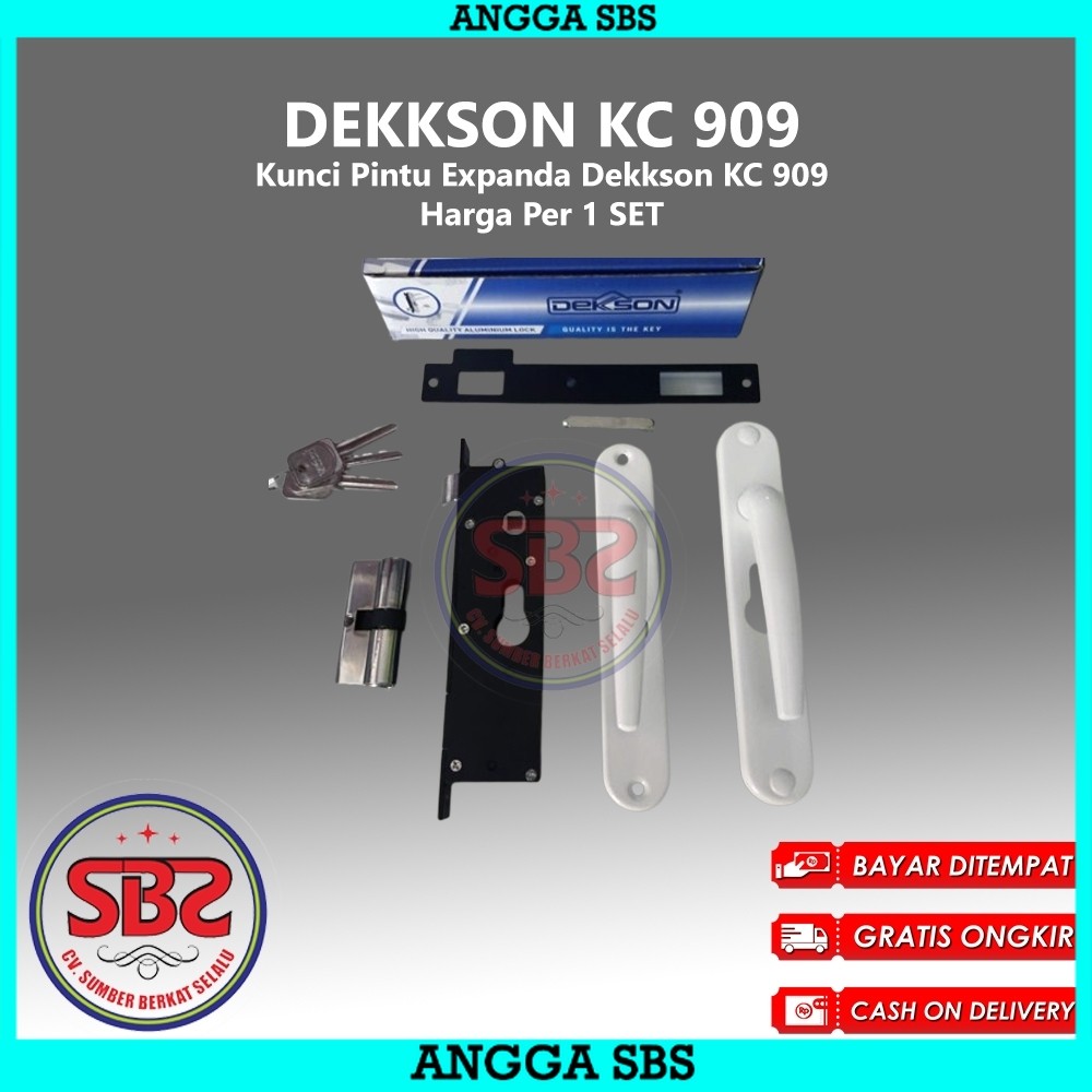 DEKSON DEKKSON KC909 Kunci Pintu Expanda Dekkson KC 909 White