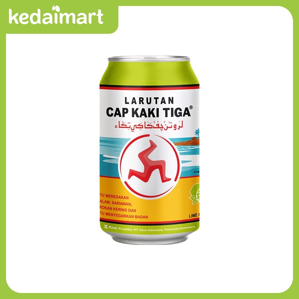 

Cap Kaki Tiga Larutan Penyegar Rasa Jeruk Nipis Kaleng 320 ml