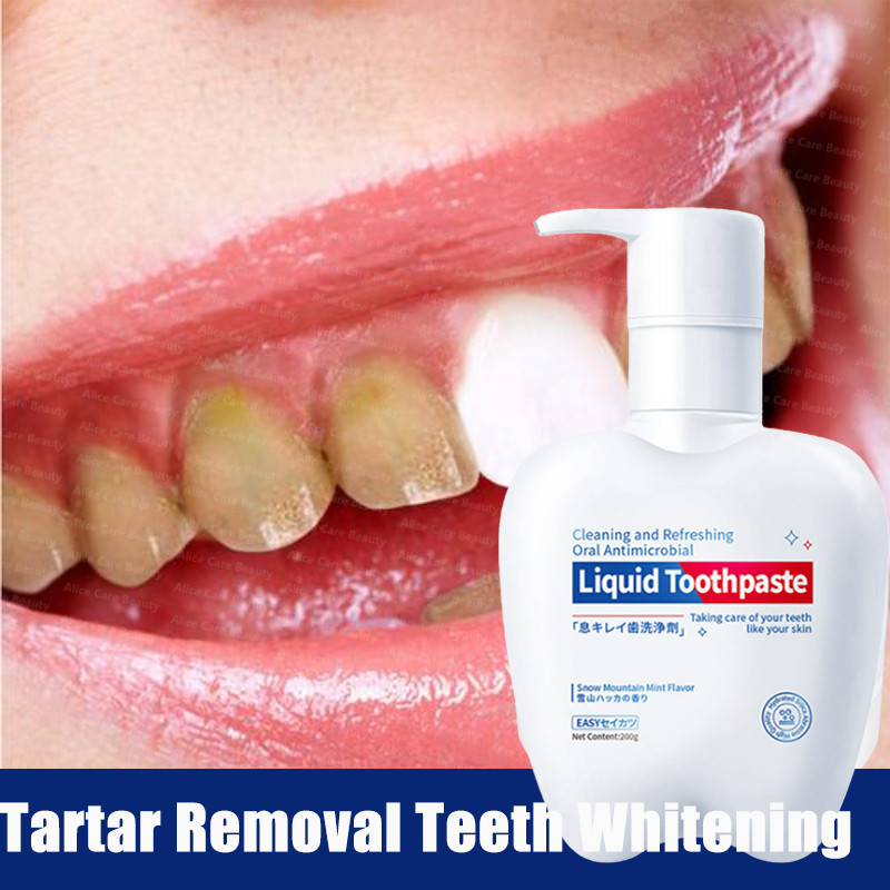 Pembersih karang gigi pemutih gigi odol pemutih gigi dan karang gigi pembersih gigi 200g  Pasta Gigi
