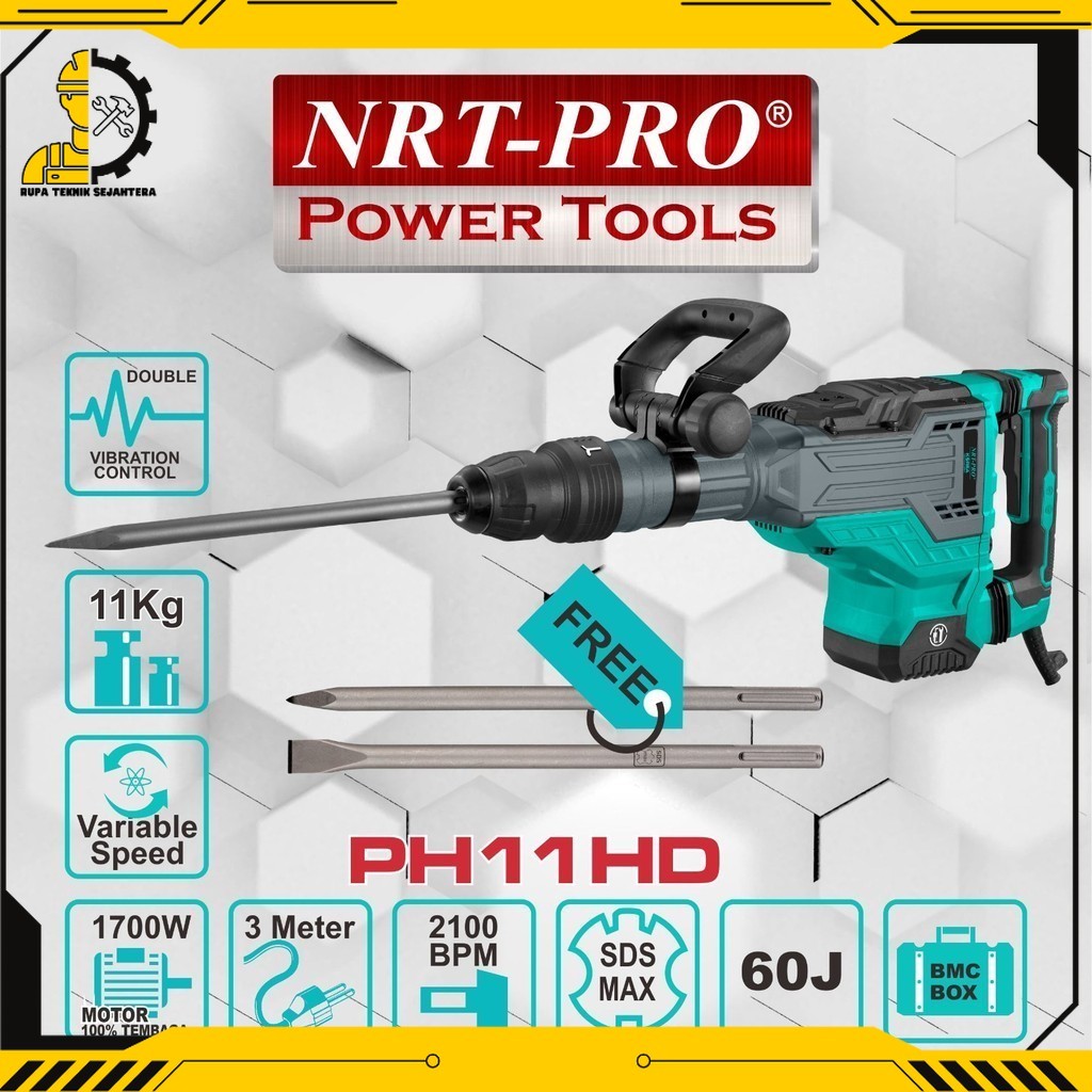 HAMMER DEMOLITION / BOR BOBOK BETON / JACK HAMMER PH 11 HD NRT-PRO