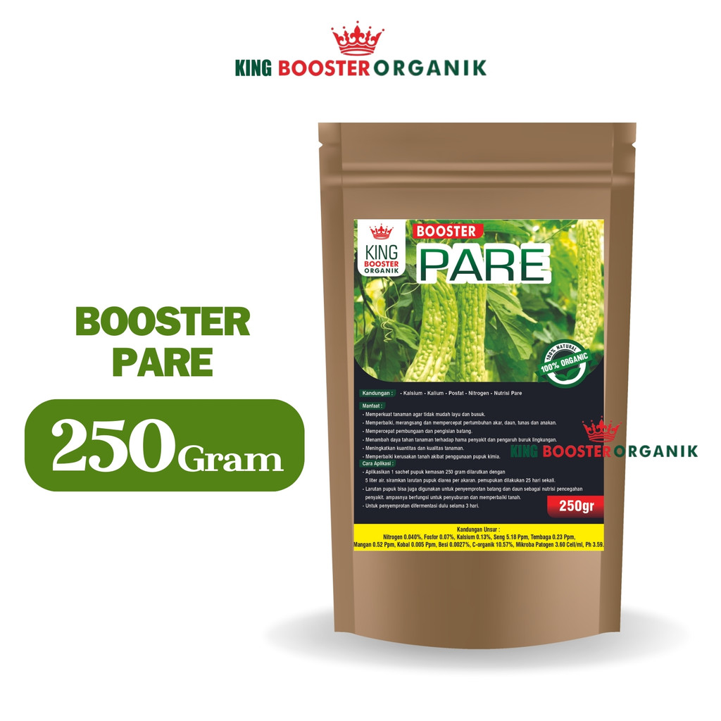 Pupuk Booster Organik pare untuk Memacu buah dan pertumbuhan isi 250 gram Termurah