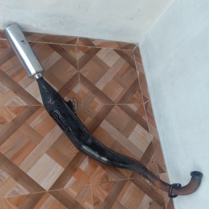 knalpot rxz rzr 3bs original copotan sudah belekan bobokan bedelan Muffler silincer mufler exhaust e