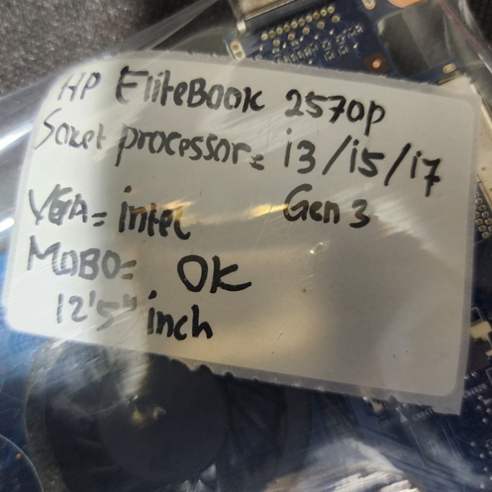 Motherboard HP Elitebook 2570P Mainboard Laptop GEN 3  i3.i5.i7