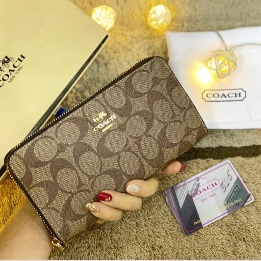 PROMO - dompet coach/dompet coach import/dompet coach wanita - black