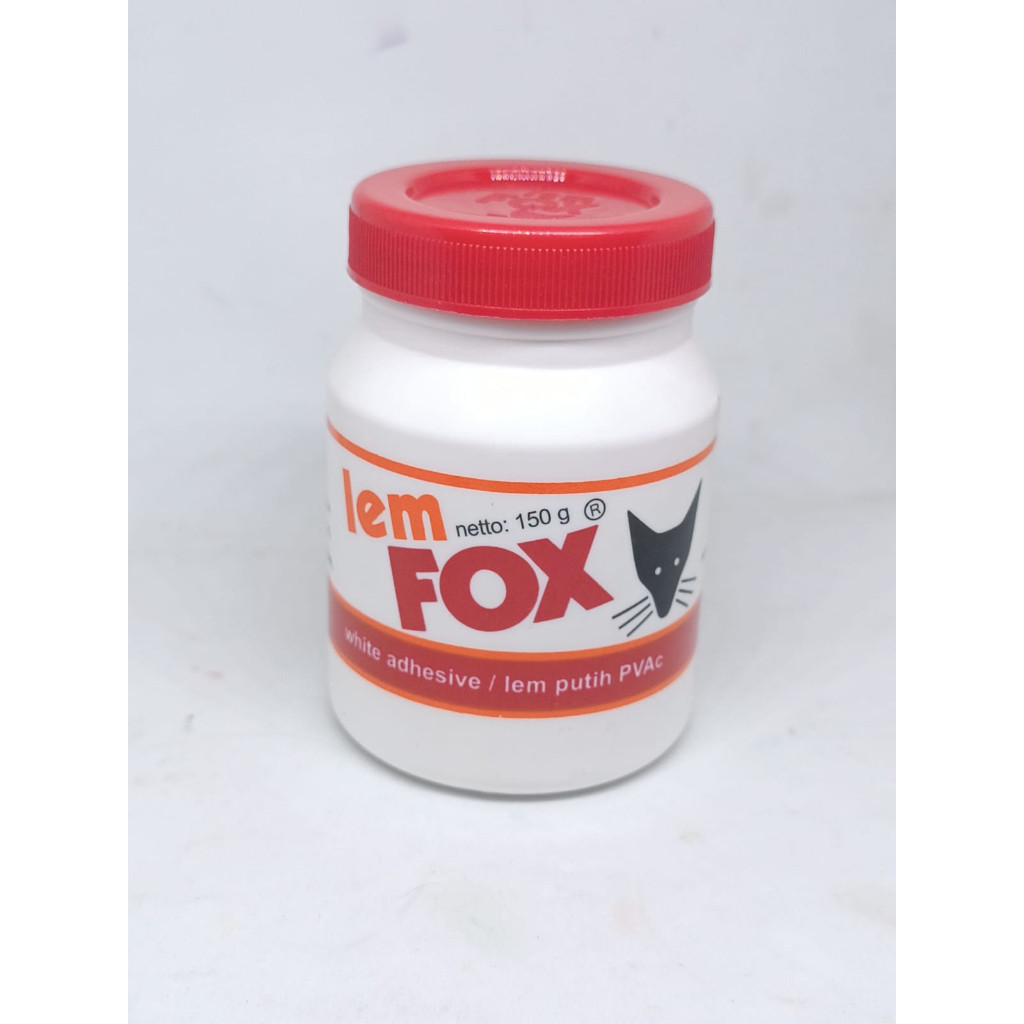

LEM KERTAS LEM KAYU LEM PUTIH FOX 1 TABUNG ISI 150 GRAM NETTO