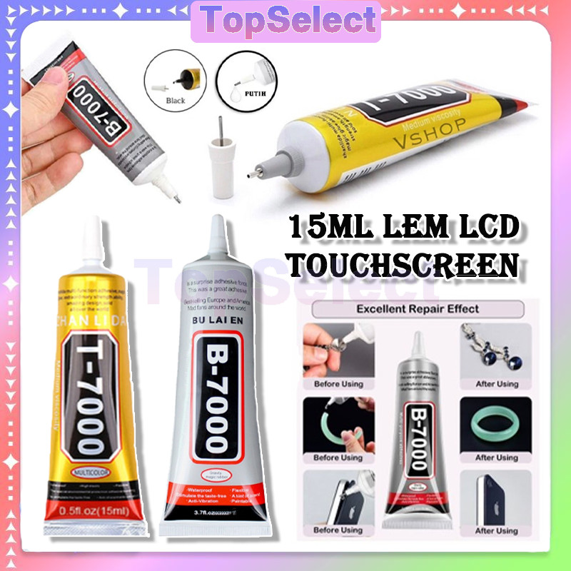 

Lem Lcd Touchscreen 15ml/lem lcd hp bening / Lem Casing Hitam Serbaguna/Perekat Layar Sentuh/Lem Hp T7000 B7000