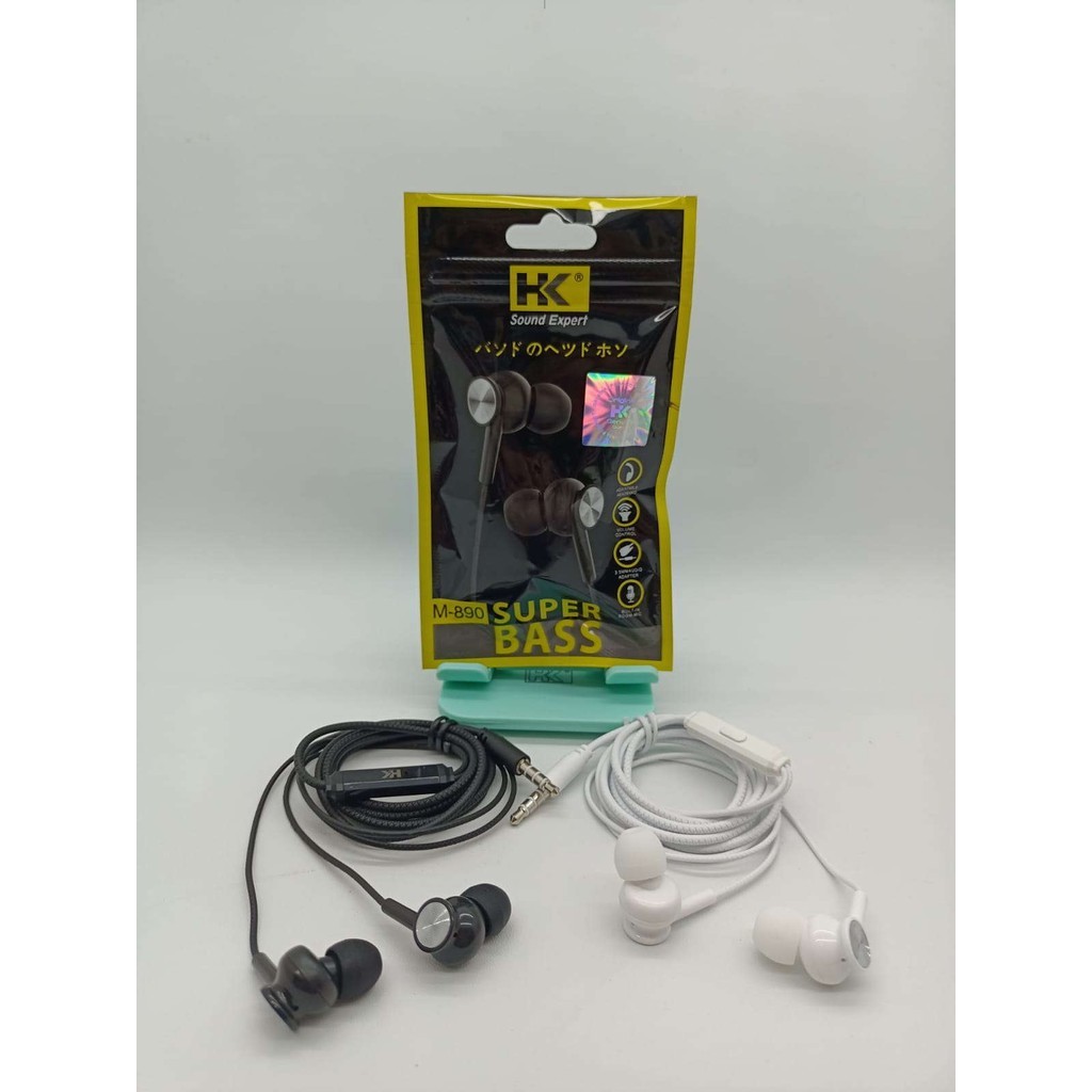 HEADSET / HANDSFREE HK M-890 SOUND EXPERT METAL SUPER BASS FOR HANDPHONE