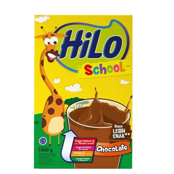 

HiLo School Chocolate Susu Tinggi Kalsium 1kg