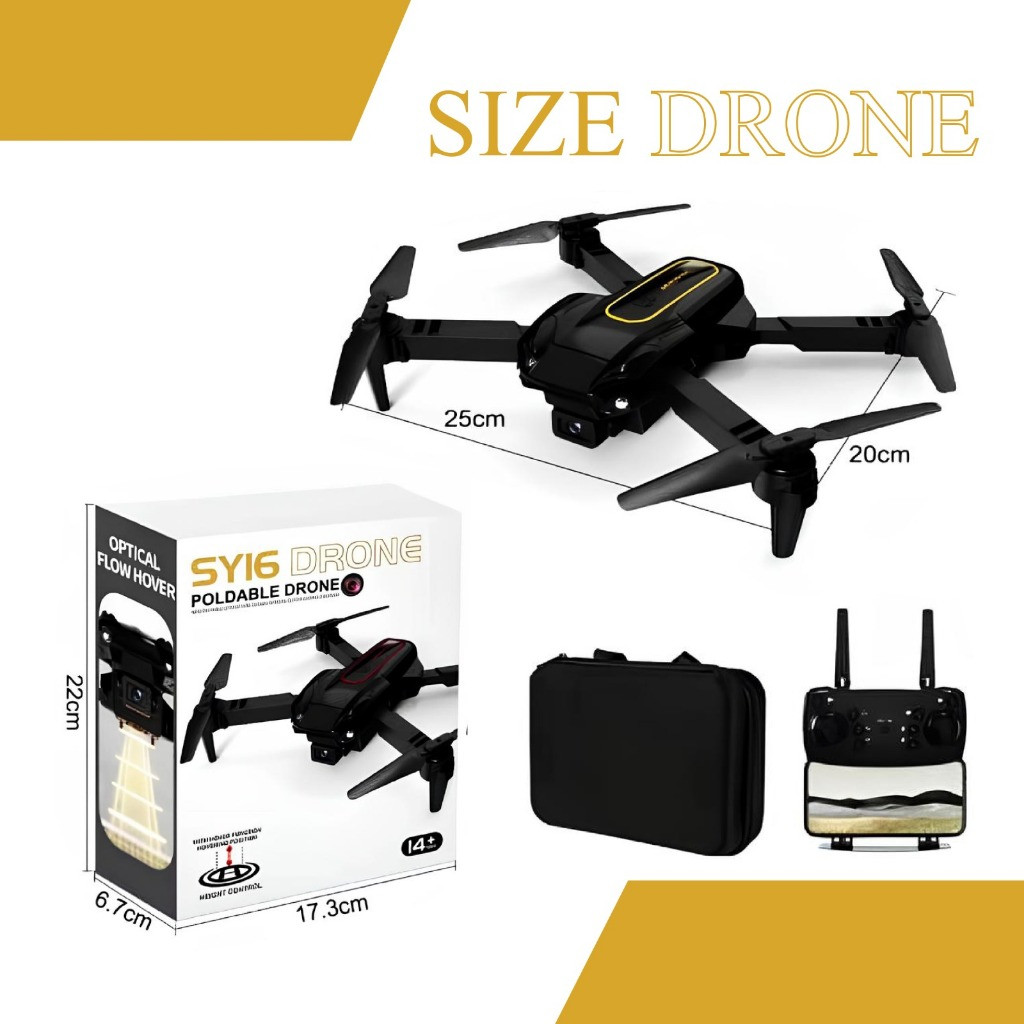 Mainan SY16 DRONE Poldable Drone, Optical Flow Hover