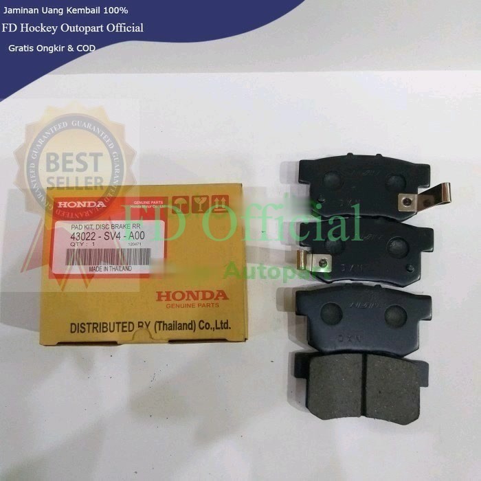 Brake Pad Rear CRV Gen 2/Odyssey Kampas rem belakang CRV Gen 2/Odyssey