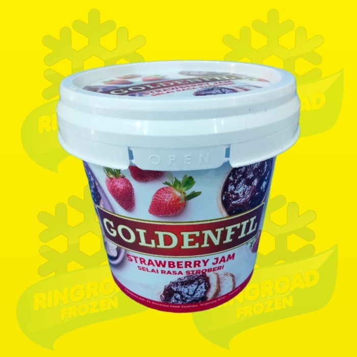 

GOLDENFIL STRAWBERRY JAM 1 KG - SELAI RASA STROBERI RENYAH DAN GURIH