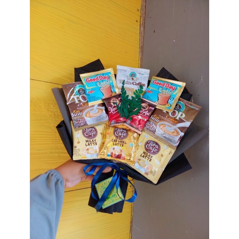 

Buket kopi mix hadiah semhas