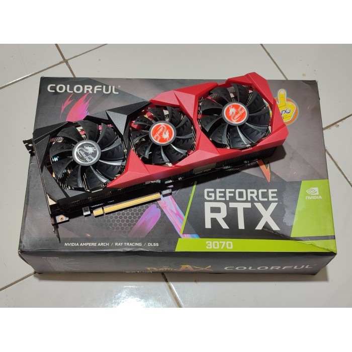 VGA Colorful GeForce RTX 3070 battleax triple fan - Colorful RTX 3070 NB-V 8GB GDDR6 256BIT | RTX307
