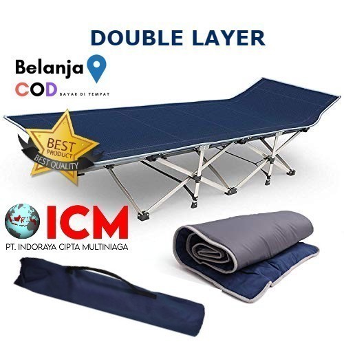 Folding Bed Portable / Ranjang Lipat / Kasur Lipat Velbed 2 layer