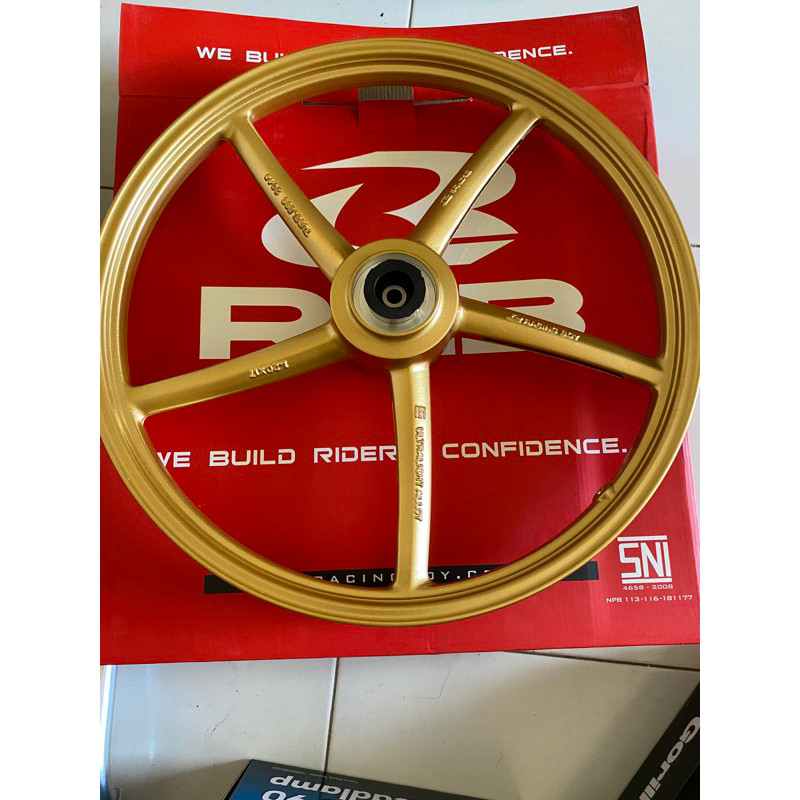 VELG RCB DEPAN VND V ROSSI DEPAN YAMAHA MIO JUPITER FIZR RING 17x120 17X160 XTRA LIVE