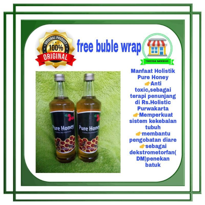 

MADU ASLI SUPLEMEN KESEHATAN DARI HOLISTIC(PURE HONEY) 650ML