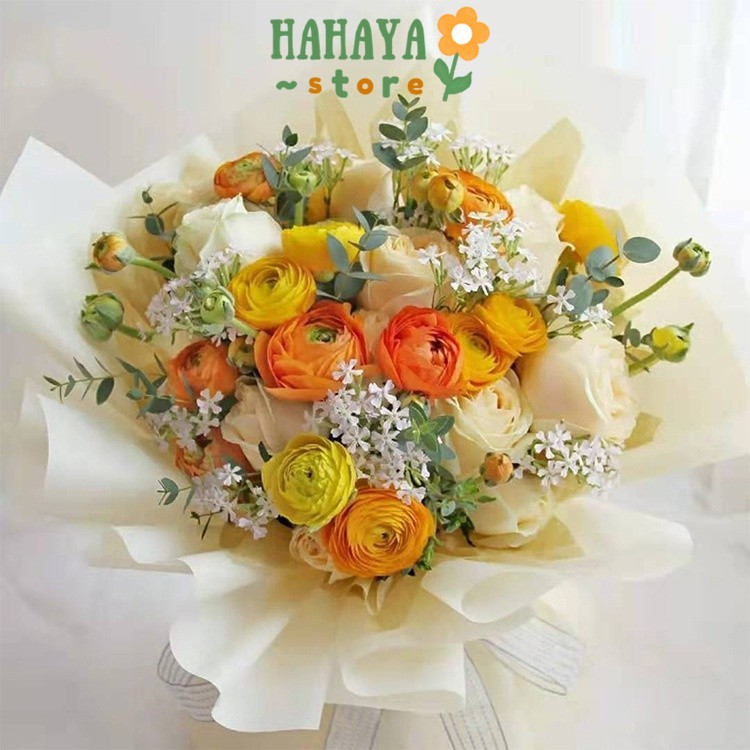 

HAHAYA - (5 LEMBAR) - FL8 PURE Kertas Bunga Buket Warna Polos/Kertas Buket Bunga Florist Cellophane