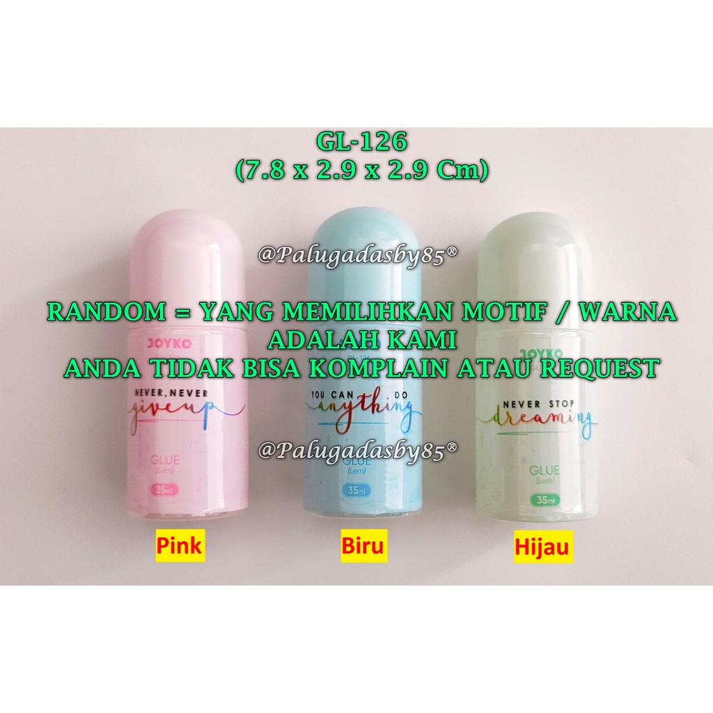 

(1 Biji) GROSIR Liquid Glue JOYKO GL-126 35ml / Liquid Glue Lem Kertas Cair Joyko GL-126 35ml